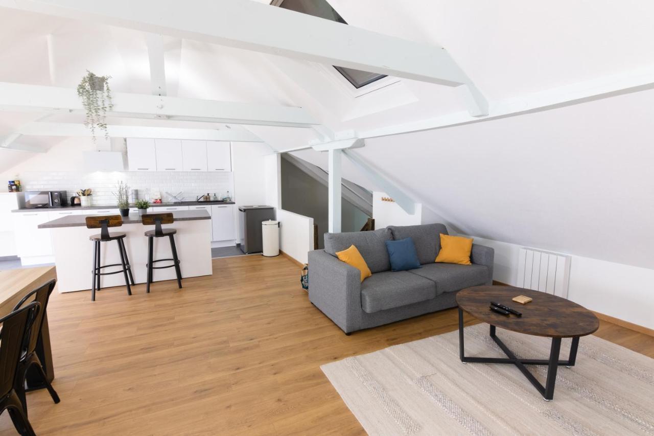 Appartement Atypique Proche Gare/ Dans L'Hyper-Centre Spacieux Pour 6P Au Coeur De Mulhouse Eksteriør billede