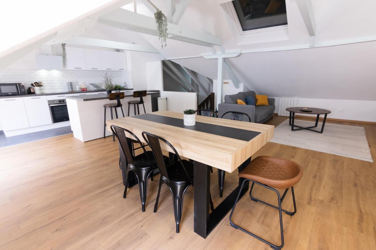 Appartement Atypique Proche Gare/ Dans L'Hyper-Centre Spacieux Pour 6P Au Coeur De Mulhouse Eksteriør billede