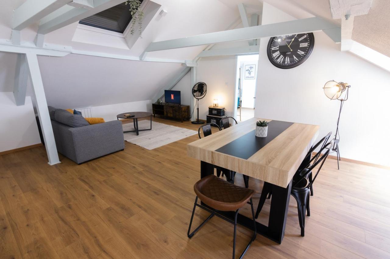Appartement Atypique Proche Gare/ Dans L'Hyper-Centre Spacieux Pour 6P Au Coeur De Mulhouse Eksteriør billede